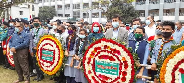 ২১ শে ফেব্রুয়ারি মাতৃভাষা দিবসে সিলেট জেলা রোভারের দায়িত্ব পালন 