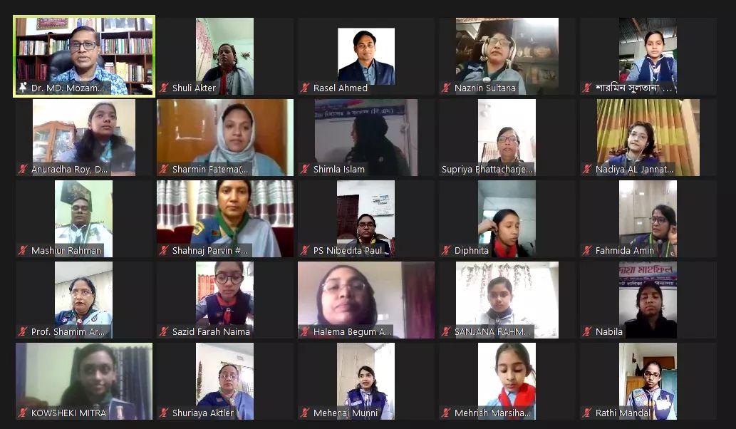 আন্তর্জাতিক মা দিবস ও নারী দিবস উপলক্ষে অনুষ্ঠিত
অনলাইন প্রতিযোগিতার ফলাফল ঘোষণা ও আলোচনা অনুষ্ঠান