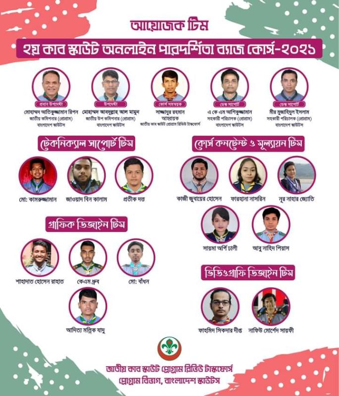 ২য় কাব স্কাউট অনলাইন পারদর্শিতা ব্যাজ কোর্স -২০২১...
