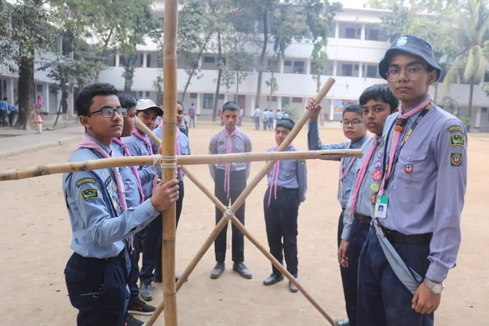বার্ষিক তাঁবুবাস ও দীক্ষা অনুষ্ঠান ২০২০।পাওনিয়ারিং। 