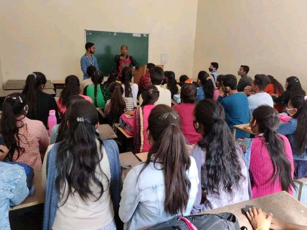 TOOK PART IN A UNIT MEETING 