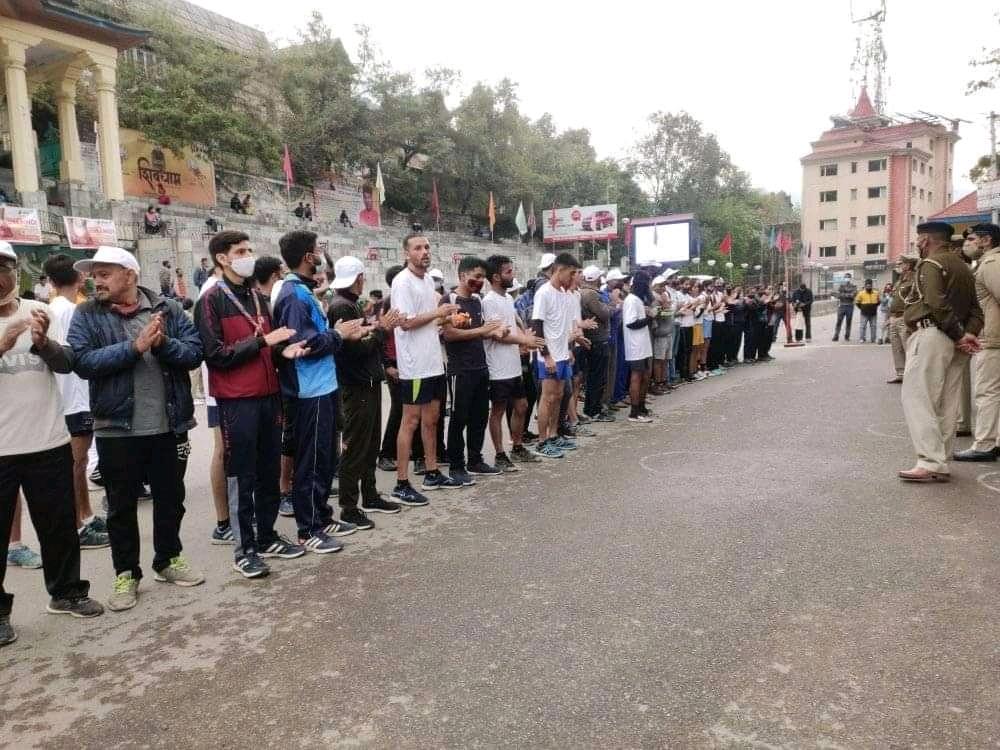 GAVE OUR SERVICES IN OPEN HALF MARATHON