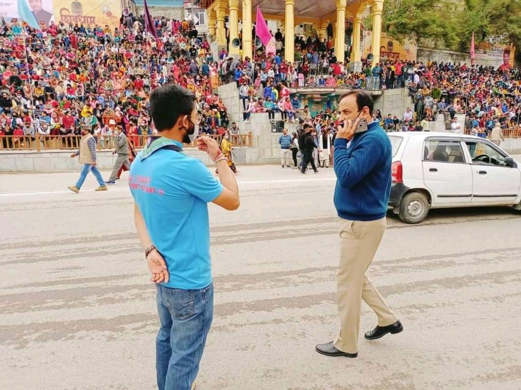 DAY 01 OF COVID 19 DUTY AND SERVICE IN INTERNATIONAL SHIVARATRI FESTIVAL