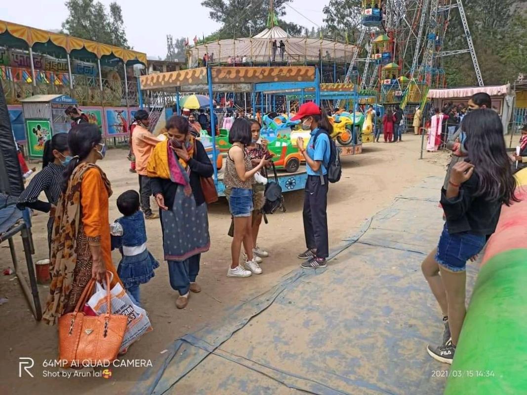 DAY 04 OF COVID DUTY AND SERVICE IN INTERNATIONAL SHIVRATRI FESTIVAL