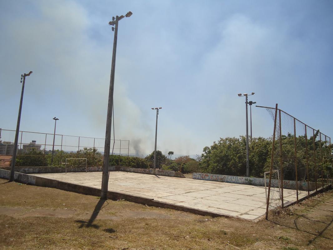 GRUPO ESCOTEIRO RUDYARD KIPLING REVITALIZA QUADRA DE ESPORTES NO SETOR PARQUE DAS LARANJEIRAS