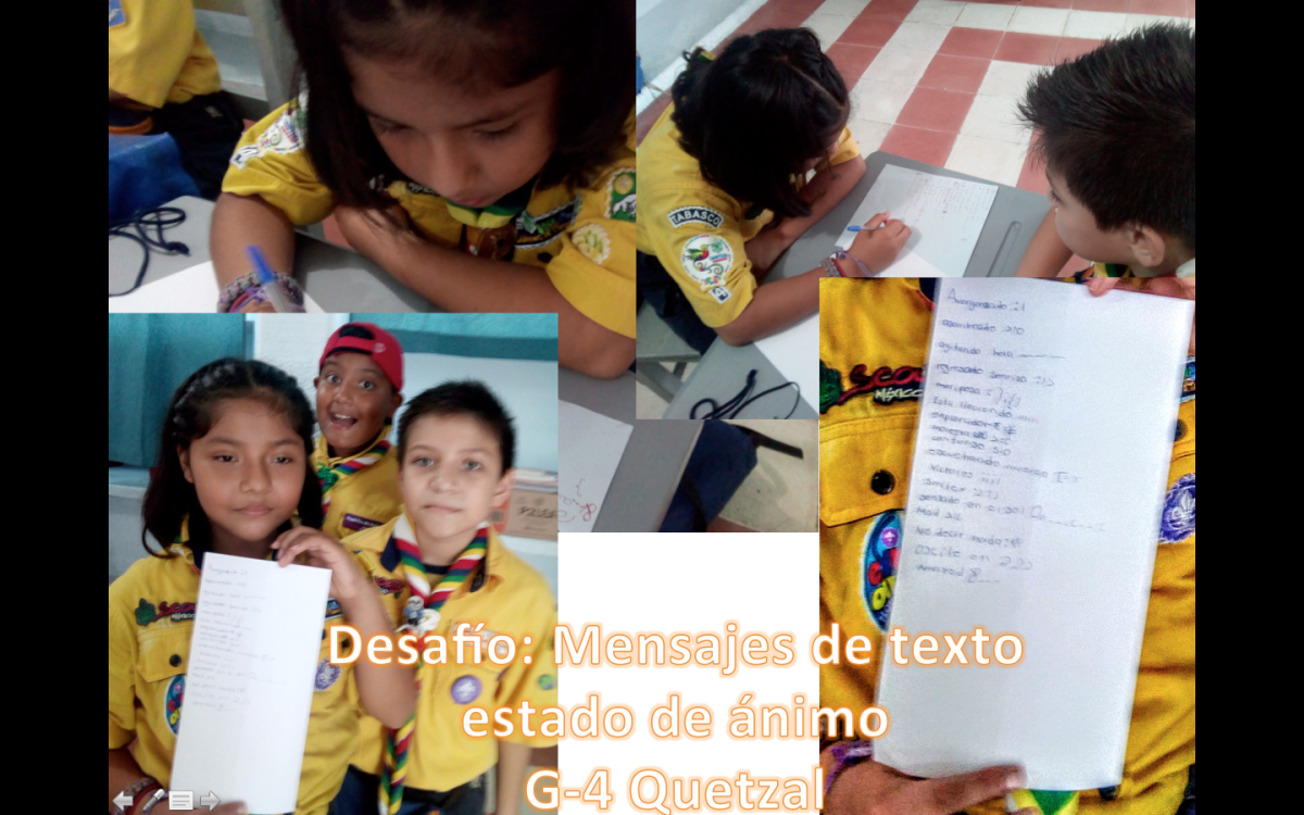 Desafío: Estados de ánimo con el teclado. JOTA JOTI 2017