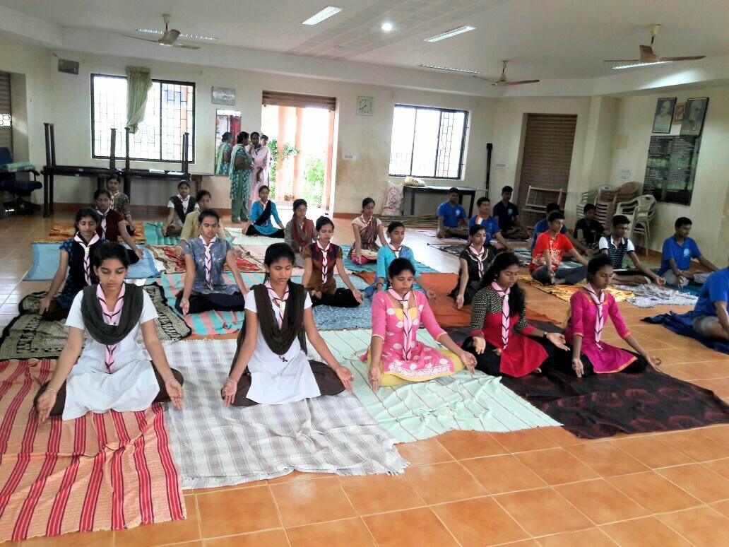 Celebration of international yoga day