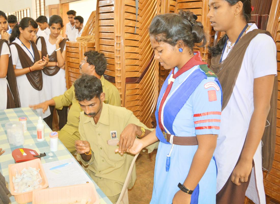 Blood donation camp 