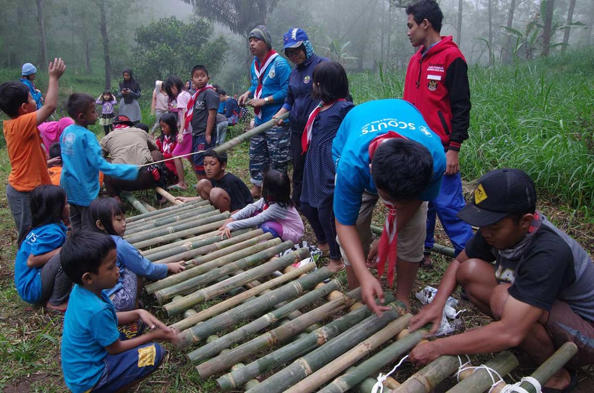 Simple Bamboo Bridge
