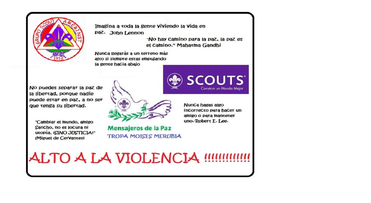 PARAR LA VIOLENCIA DEPENDE DE TI!!!!