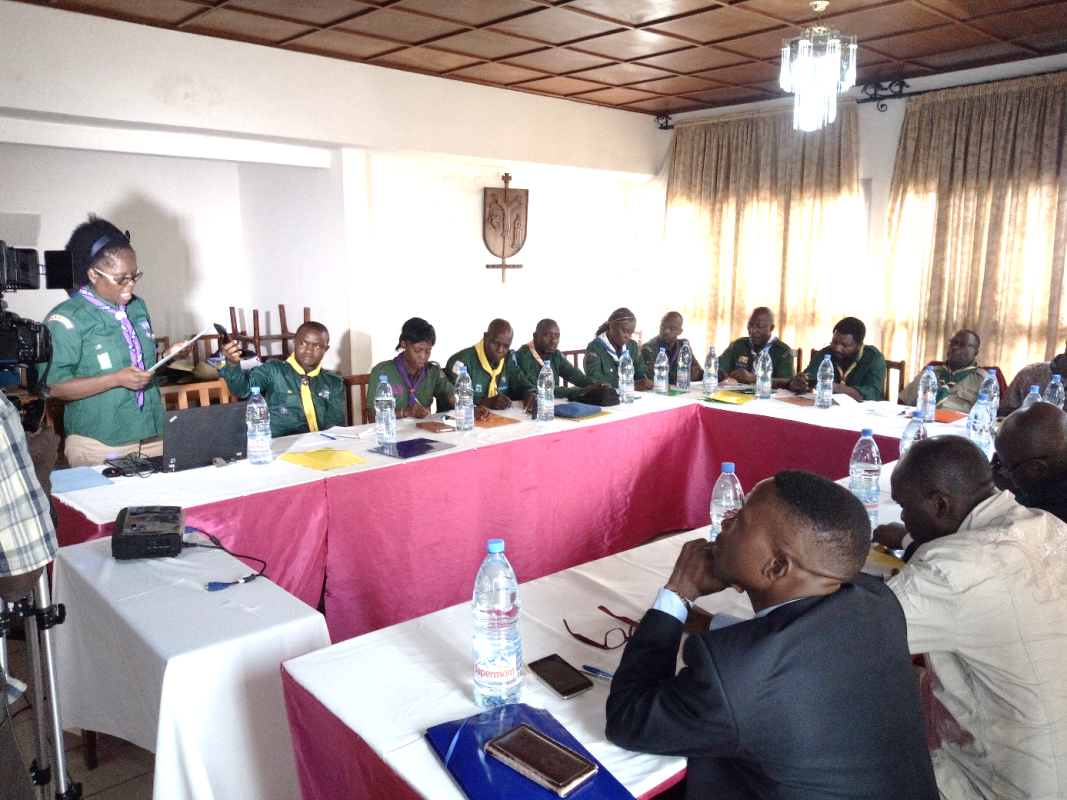 Exécution d'un atelier GSAT au sein du scoutisme camerounais