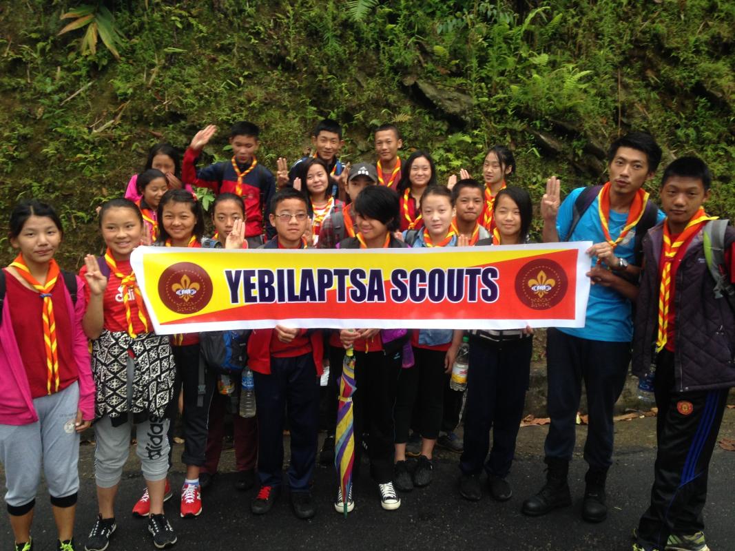 Waste Management Awareness to the villagers through scouting Program