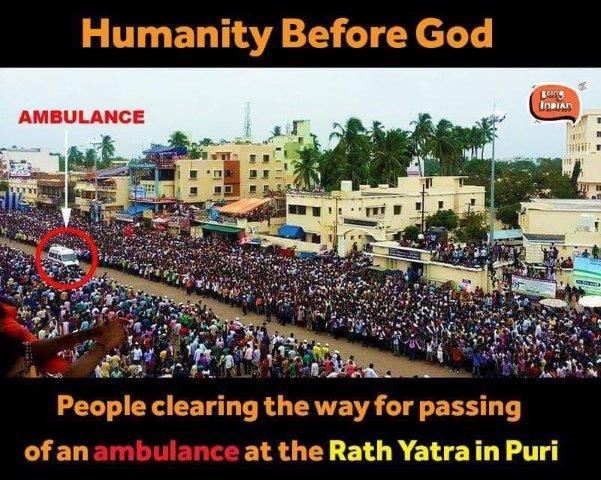Humanity Before God at Lord Jaganath Dham , Puri India