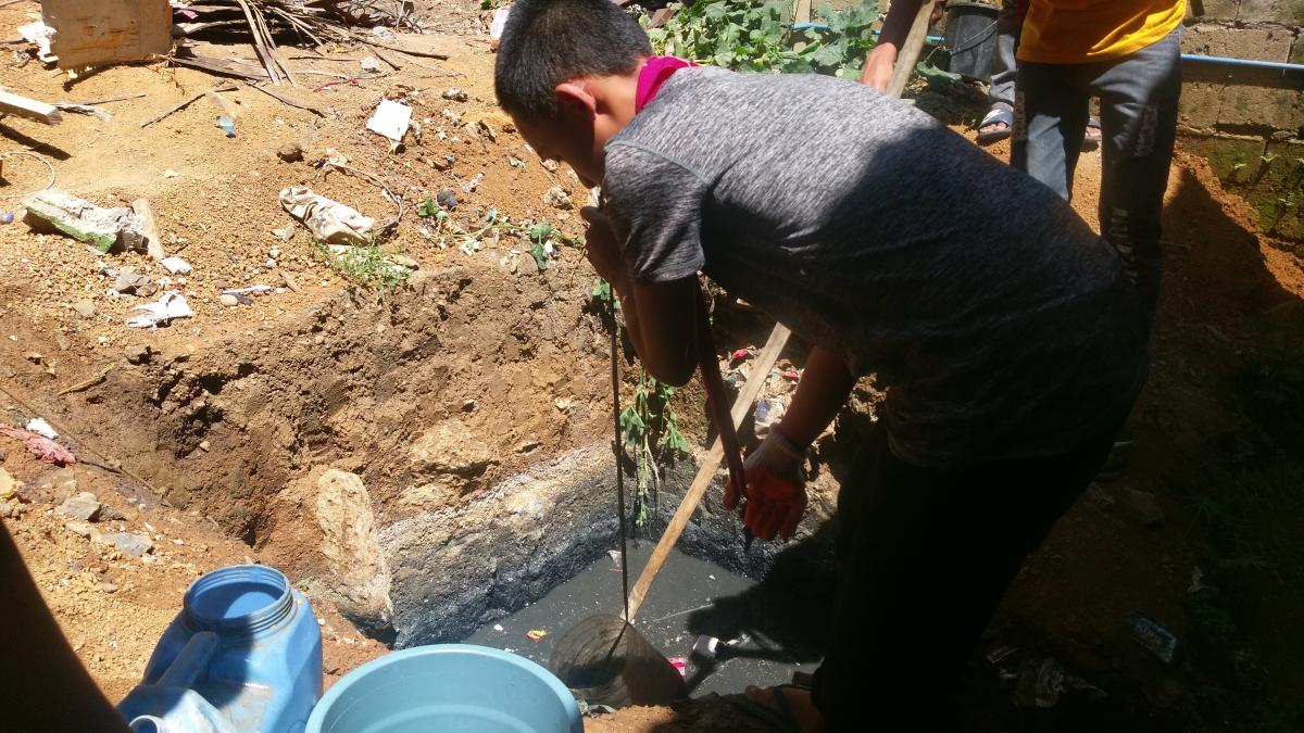 Clean-Up drive Septic Tank