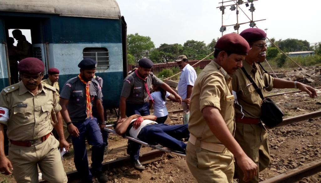 TRAIN ACCIDENT MOCK DRILL EXERCISE