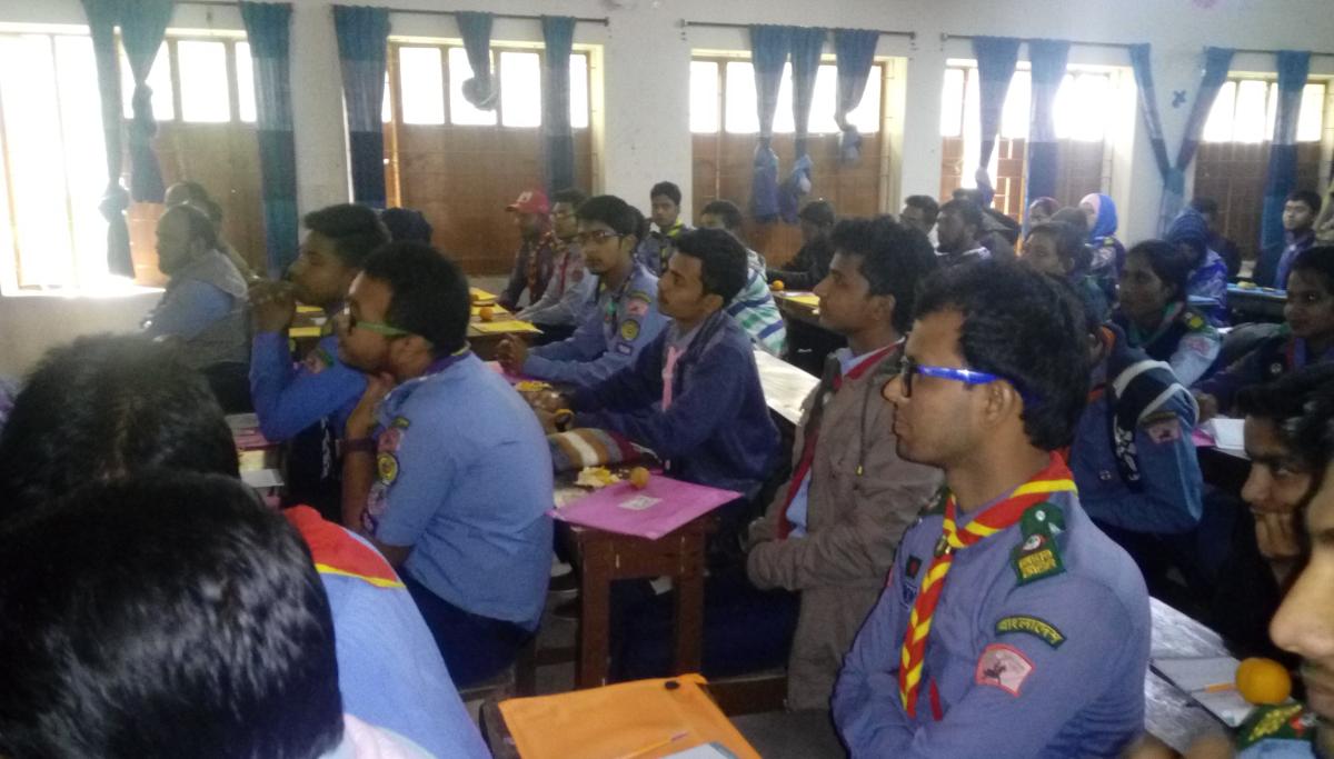 messenger of peace, national gathering, moymensingh Distict rover 