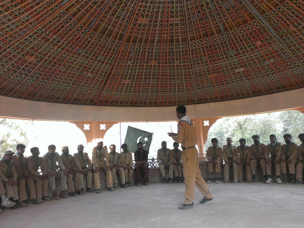 I 'm conducting  Mop road shwo collaboration with Wahdat scouts open groups sindh,
