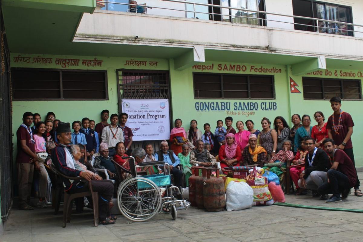 Donation programme on social service day