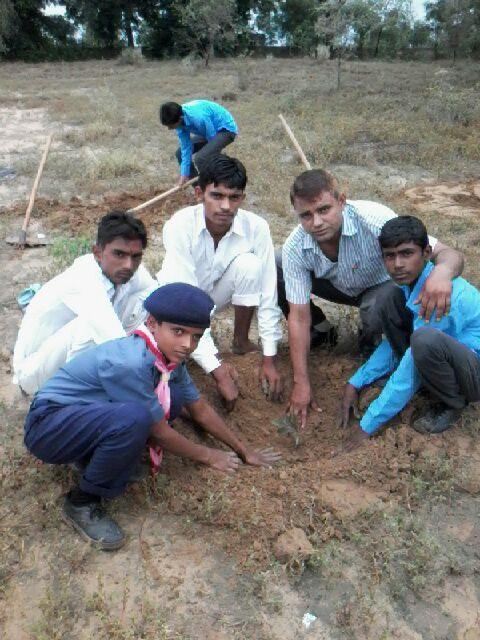 Tree Plantation Campaign on Teachers day