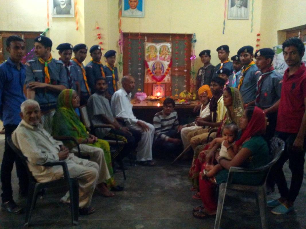 Diwali Celebration in Old Age Home
