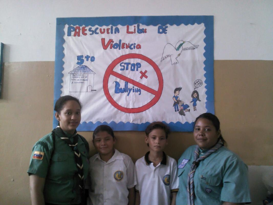 5 grado dice alto al bulling