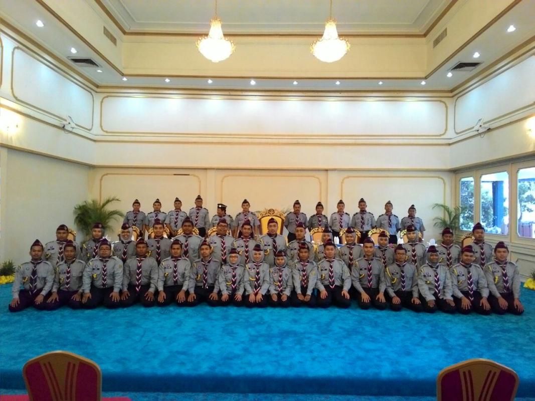 Penyerahan Sijil Pengakap Raja Negeri Pahang oleh KDYTM Tengku Mahkota Pahang
