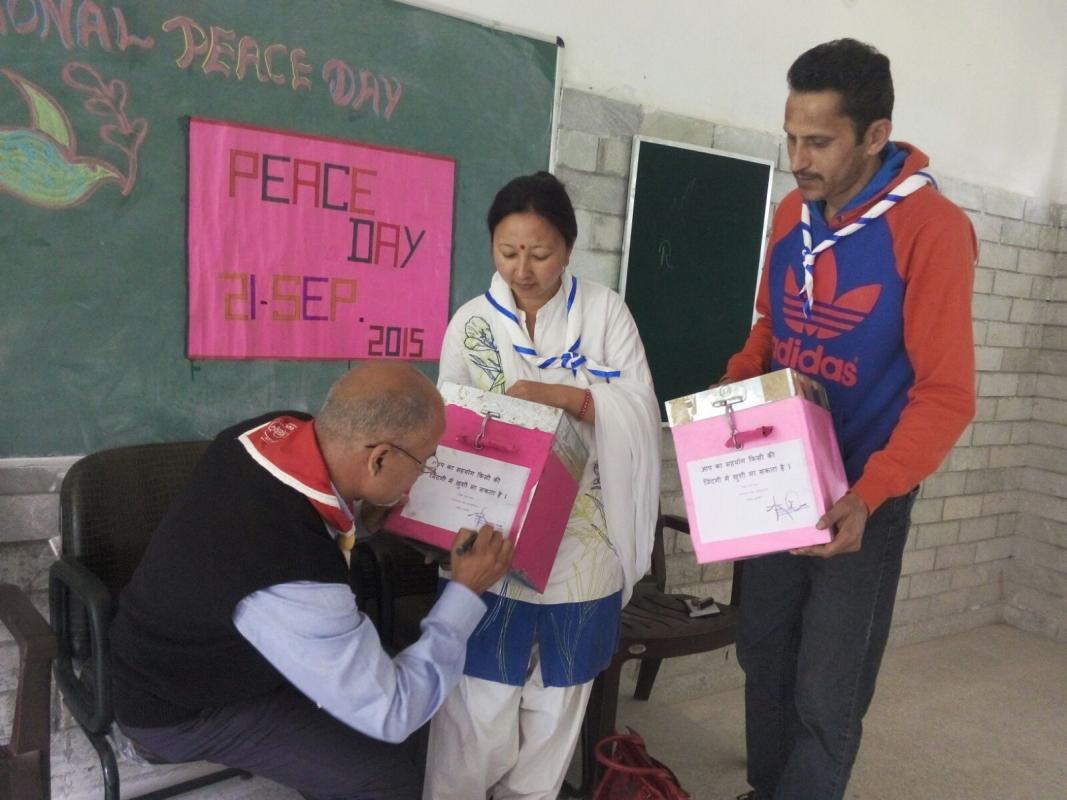 Project "SAMARTH"- Part - V (Collecting donations and clothes by R/R Unit for  "Mothers Home")