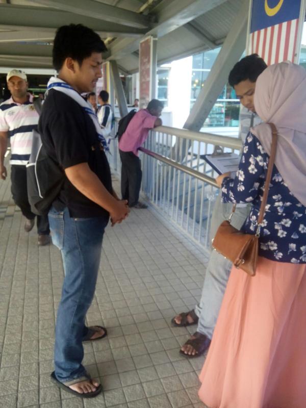 Survey of the needs of local community for Scout of the World Award - Voluntary Service project