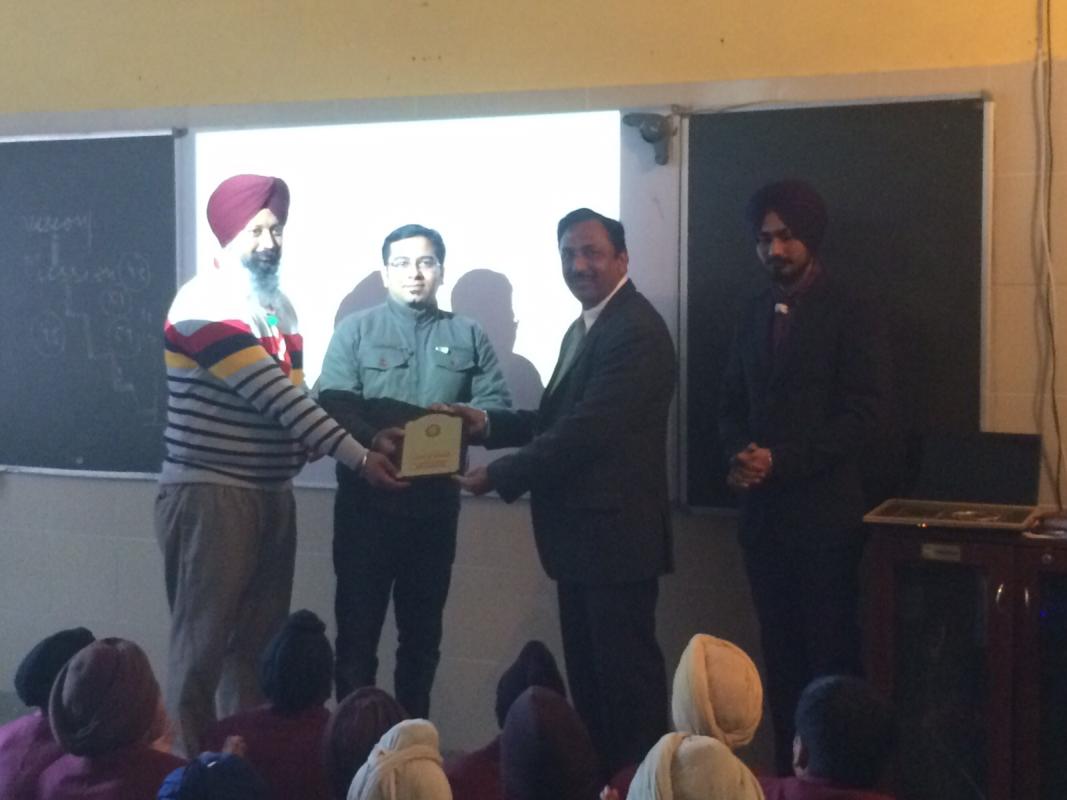 delivered lecture to the scouts under messanger of peace