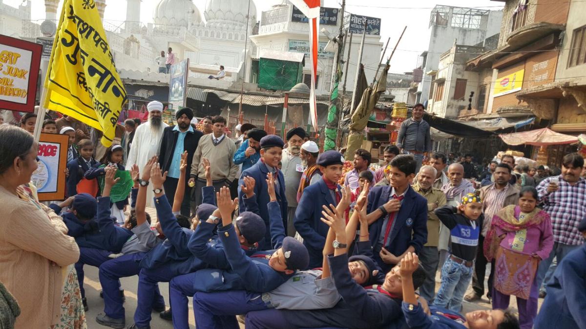 Service in shobha yatra