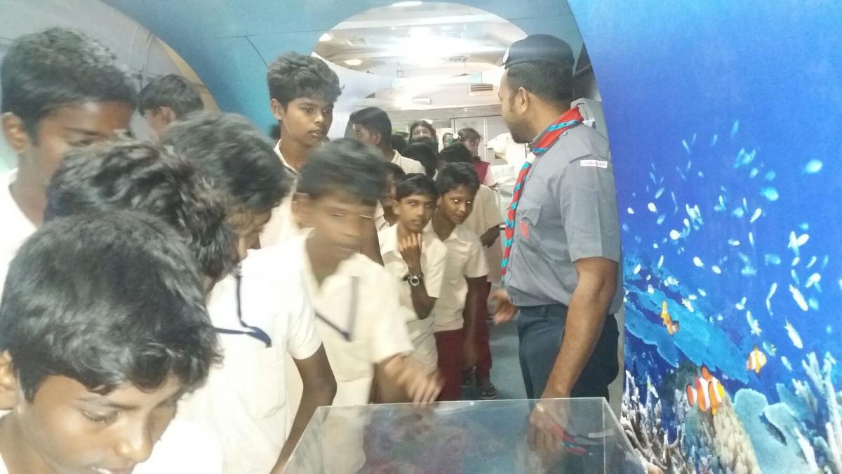 Science Express climate change special-service