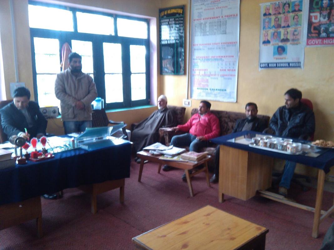 School Management development committee meet