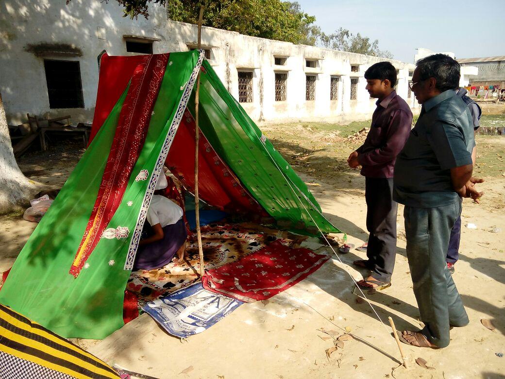 स्काउटिंग सामान्य जानकारी व् तम्बू निर्माण प्रतियोगित।