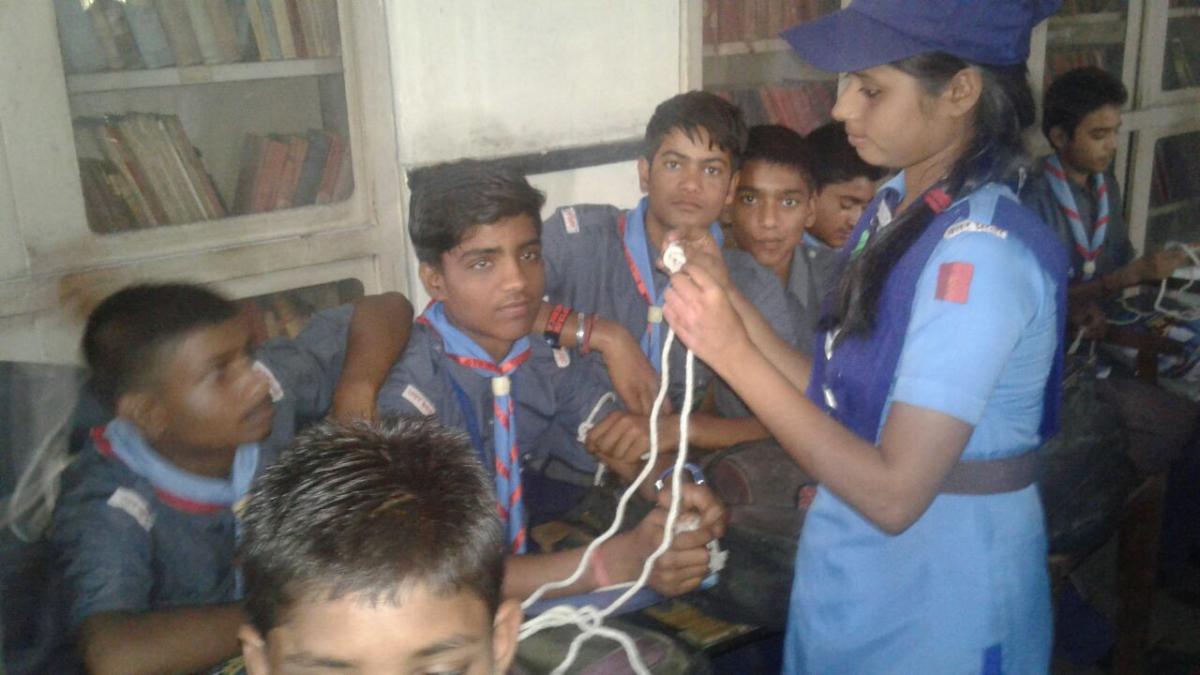 Painnering and camp craft camp