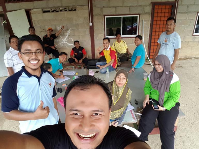 Gotong Royong Transformasi Kem Pengakap Jempol.