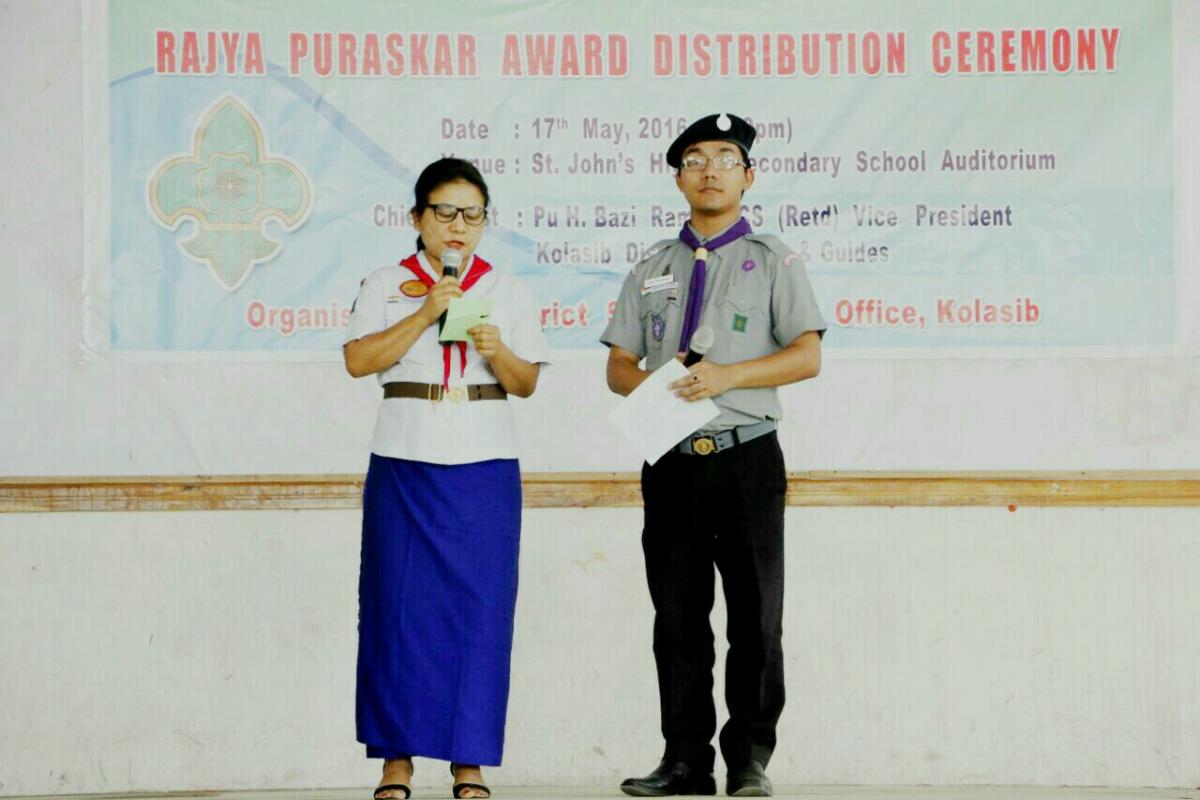 AWARD DISTRIBUTION CEREMONY AT MIZORAM