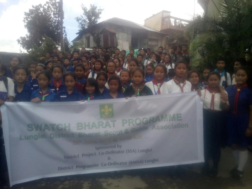 CLEANLINESS DRIVE AT TOWN AREA