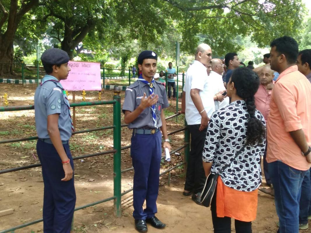 Awareness program in LALBAGH, BANGALORE.