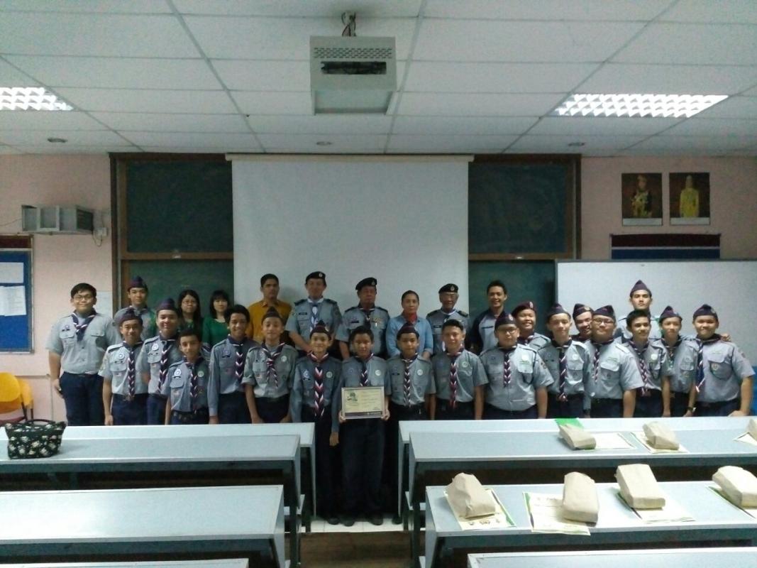 Majlis Penyampaian Sijil World Scout Environment Programe & MoP