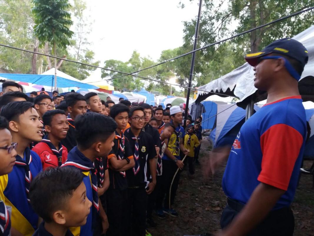 Kontinjen PPMD Bera Ke Jambori Asean di Kem Telaga Batin, Kuala Nerus, Terengganu