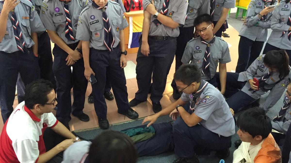 Senior Scouts First Aid Course for Service Badge (Lencana Perkhidmatan)
