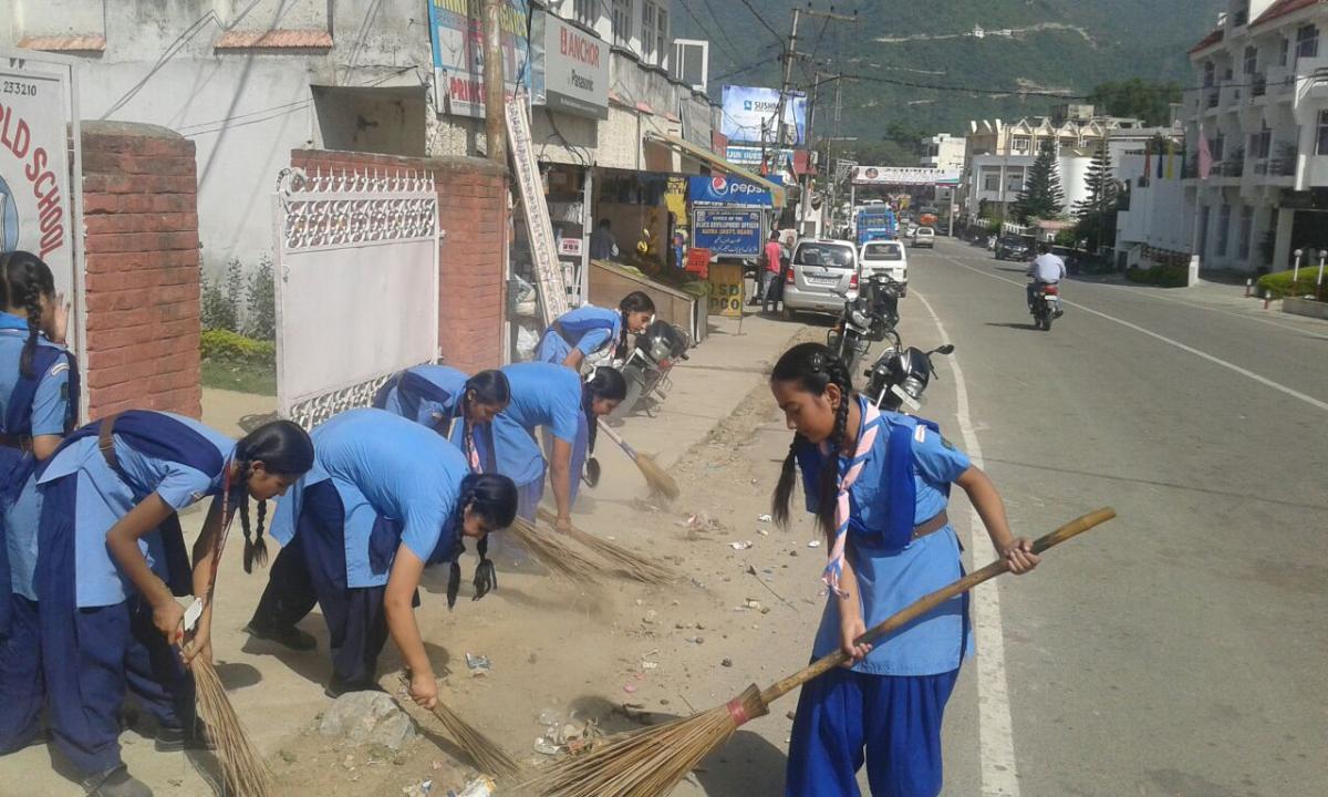 Cleanliness Drive at Katra, Reasi, Jammu( Jammu & Kashmir)