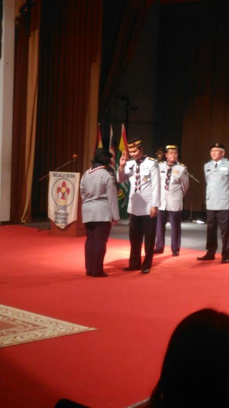 Upacara Majlis Penyerahan Sijil dan lencana WSEP serta lencana MOP (wosm) kepada peserta kem MOP dan WSEP daripada SMK Tunku Abdul Rahman (STAR)