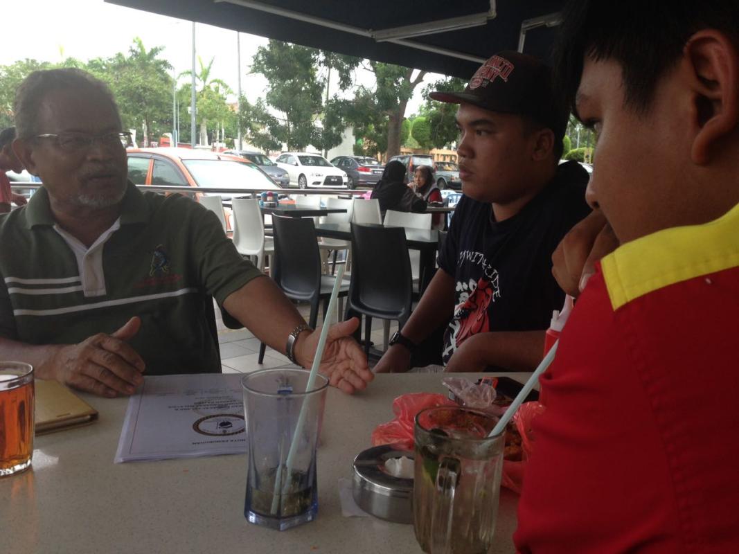 Meeting with Future Rover Scout Crew Leader