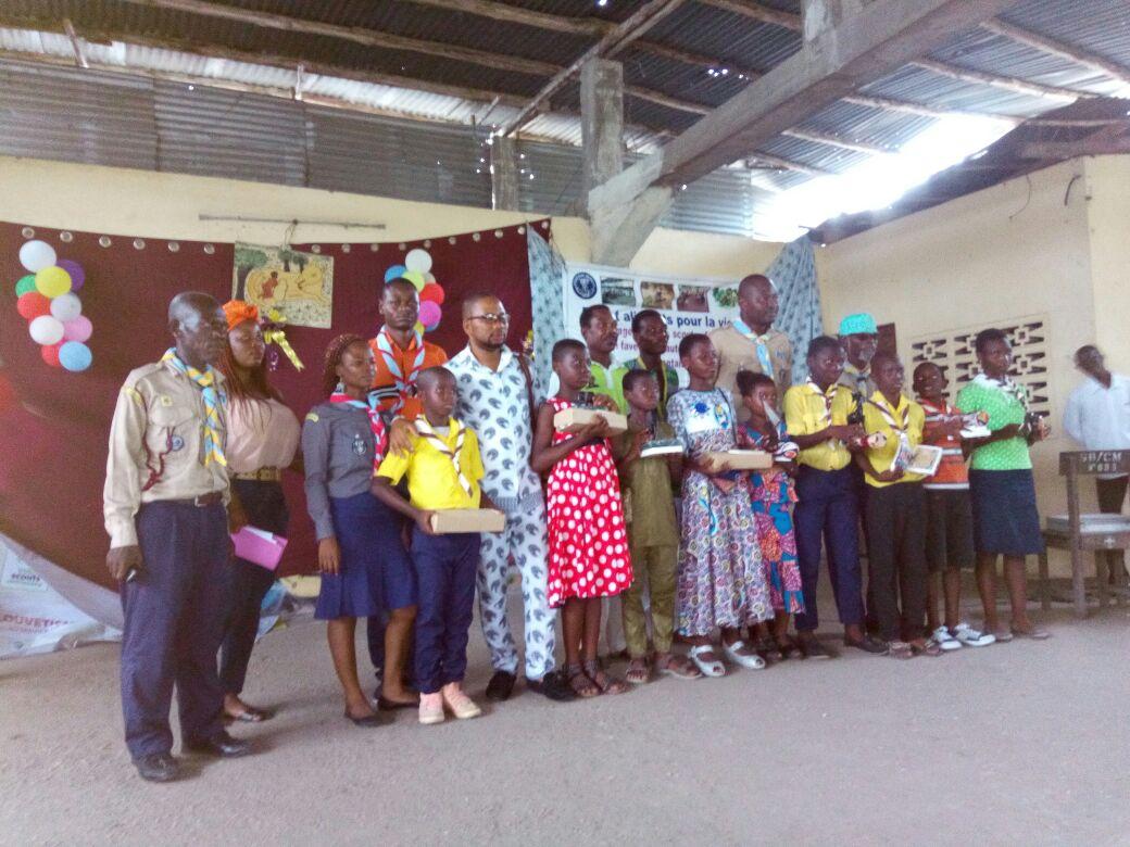 Comémoration du centenaire du louvetisme au Bénin