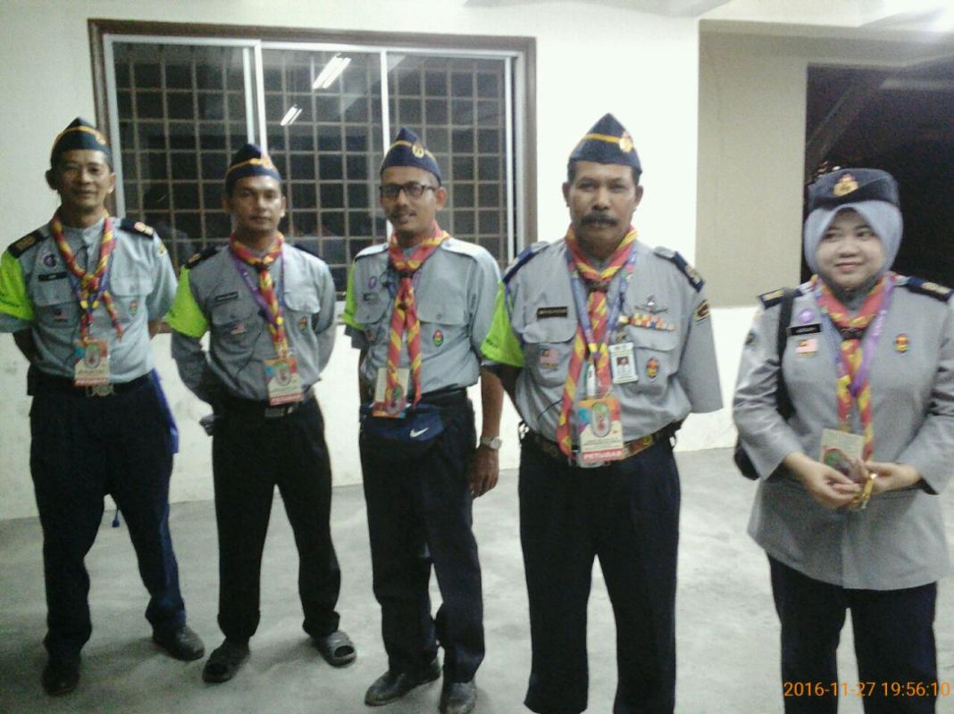 Petugas Unit Keselamatan Jambori Malaysia ke13 dan Kuala Lumpur International Jamboree