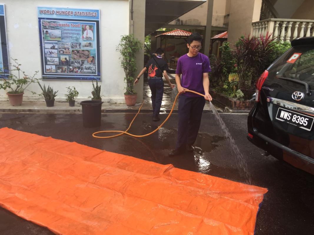 Clean Scout Room Day at SMK Sinar Bintang