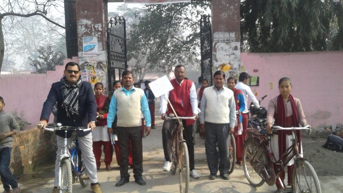 शराब के खिलाफ साइकिल रैल्ली