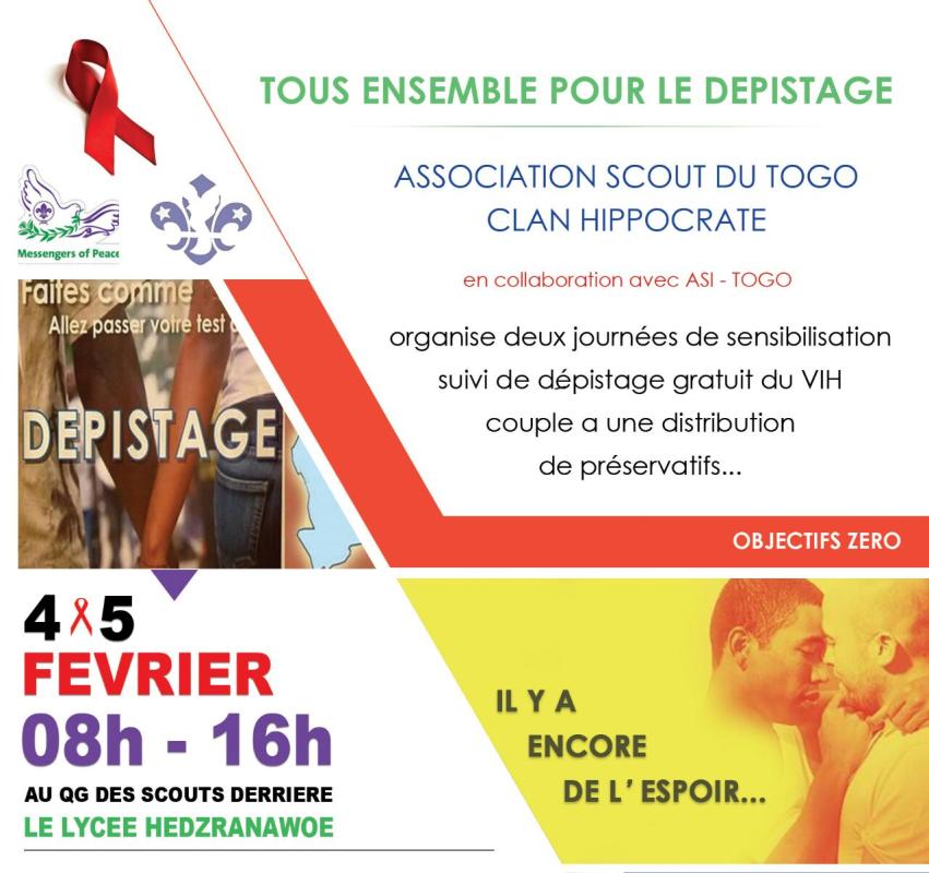 Campagne de Dépistage et de sensibilisation au VIH SIDA, a la tolérance et a la culture a la paix/ Campaign to screen and raise awareness of HIV / AIDS, tolerance and culture to peace