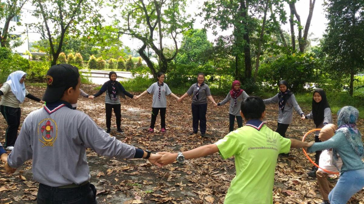 Persediaan Perhimpunan Sarawak Scout MOP